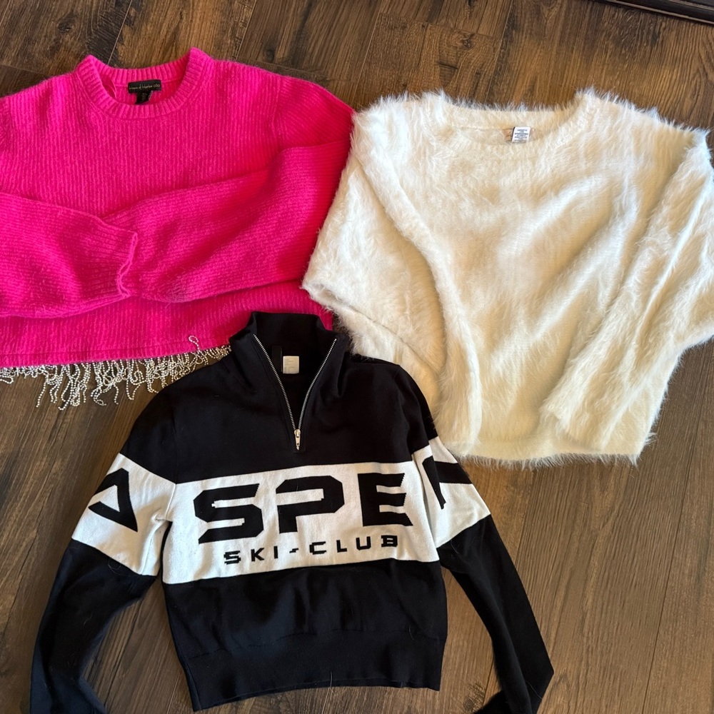 3 Cropped Sweaters